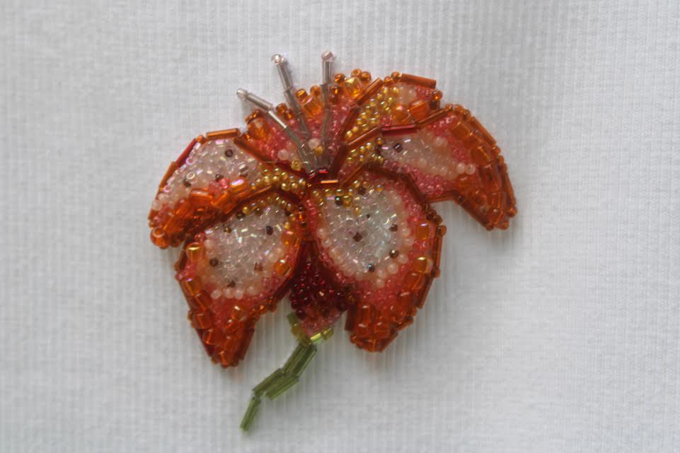 Tiger Lily Embroidered Tank