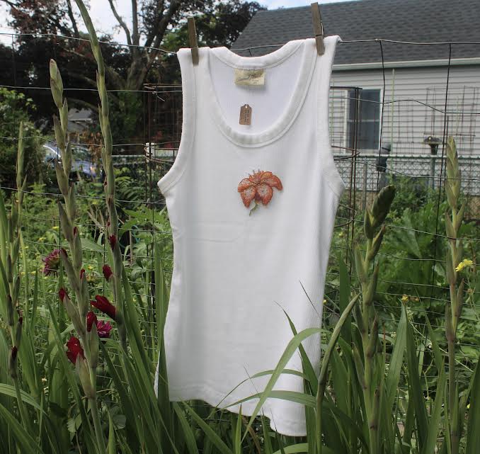 Tiger Lily Embroidered Tank