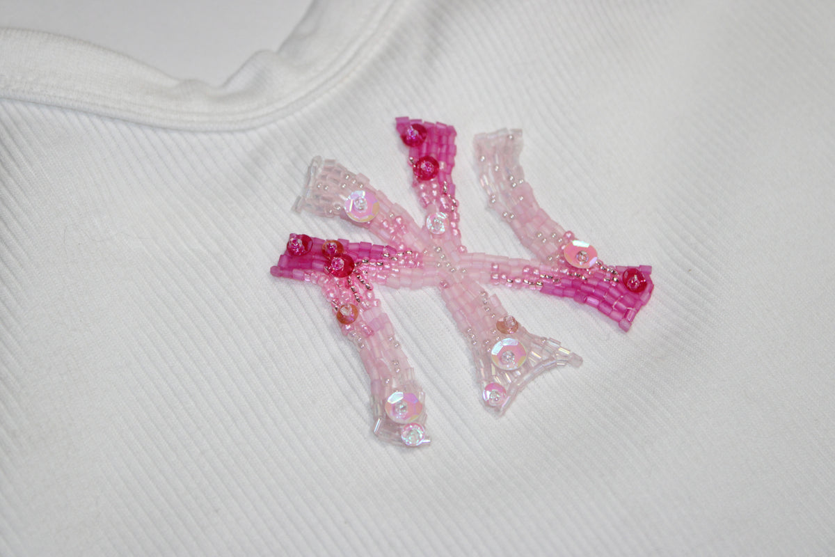 Pink NY Baseball Tank