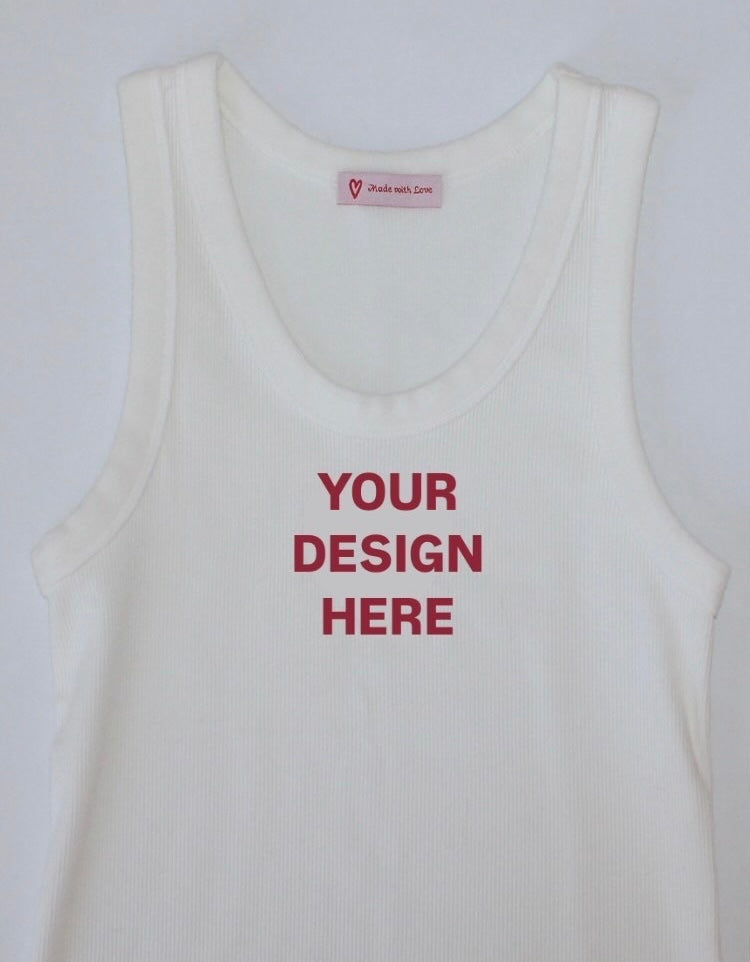 Custom Embroidered Tank