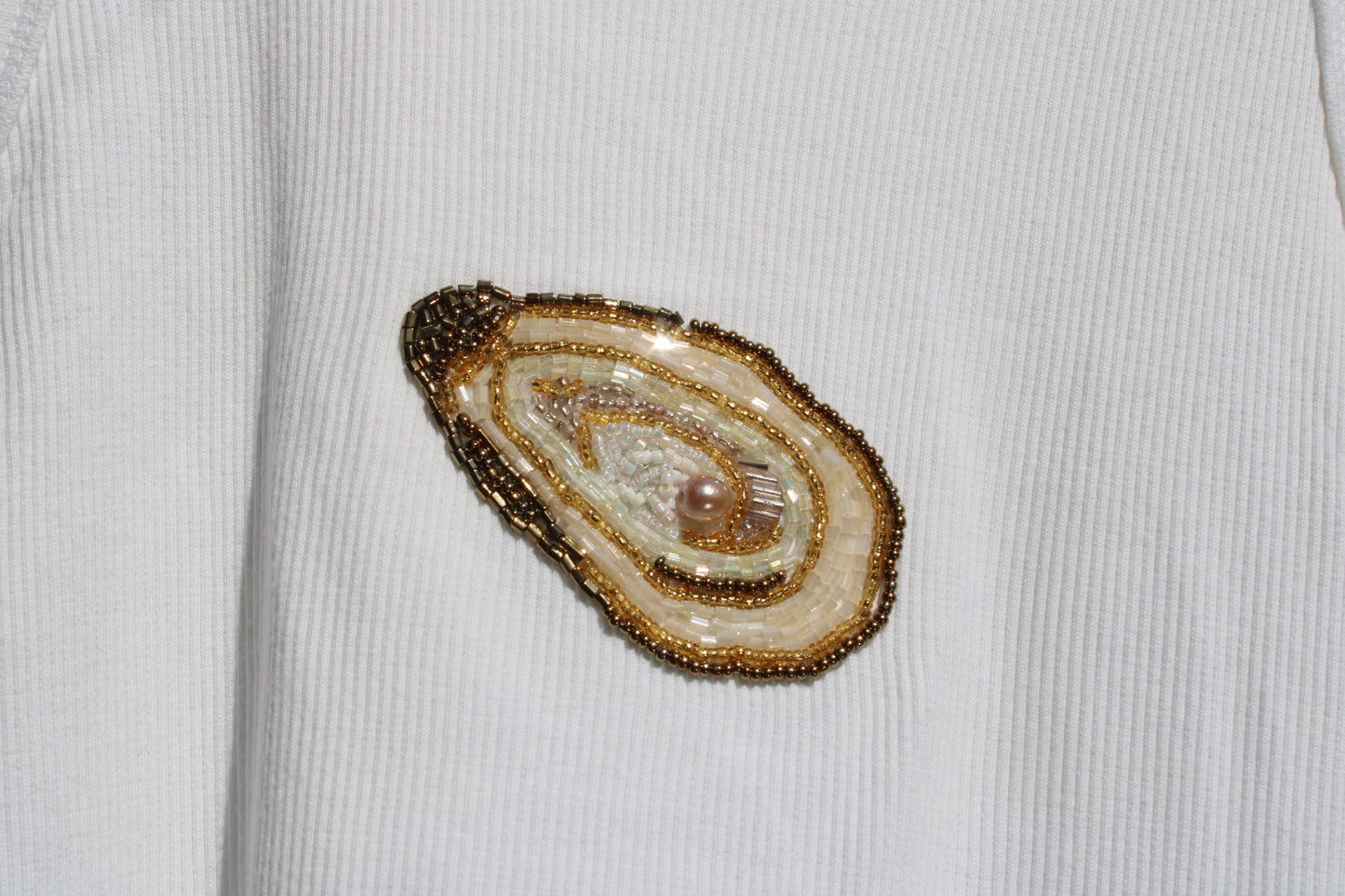 Oyster Embroidered Tank