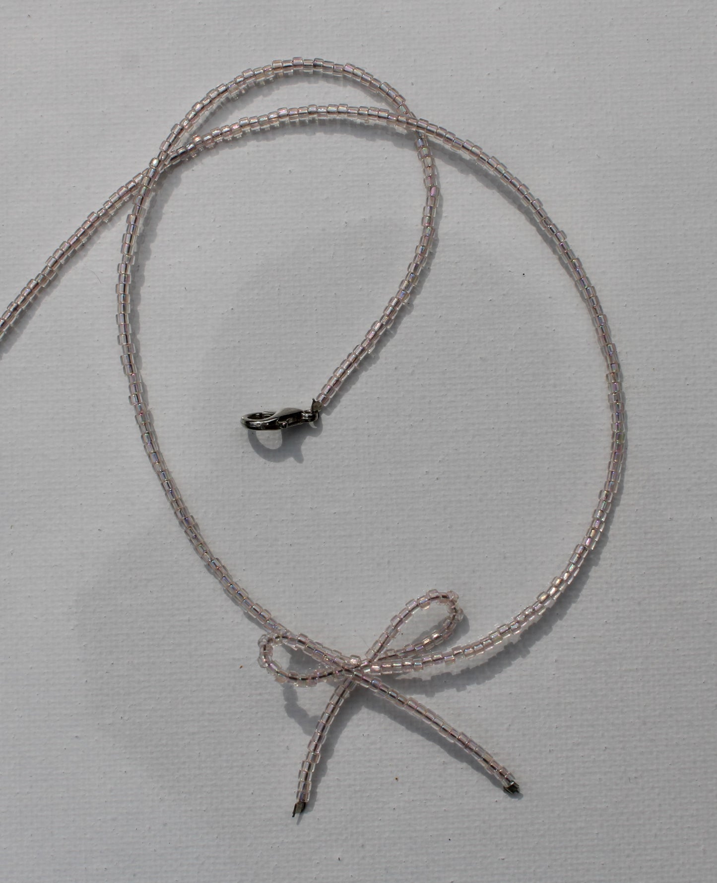 Ballet Slipper Bow Necklace