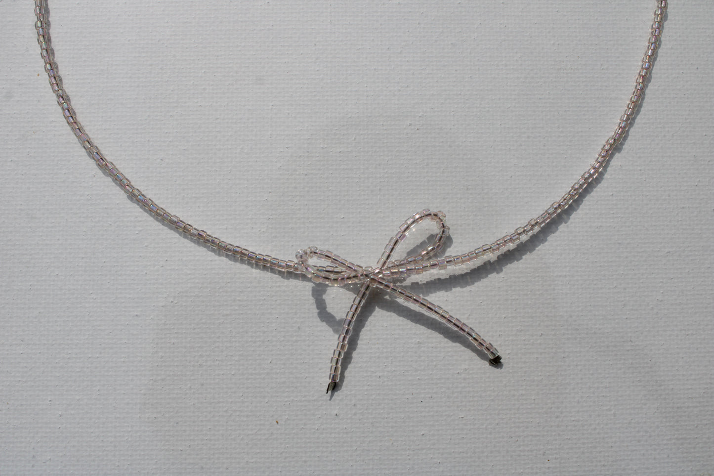 Ballet Slipper Bow Necklace