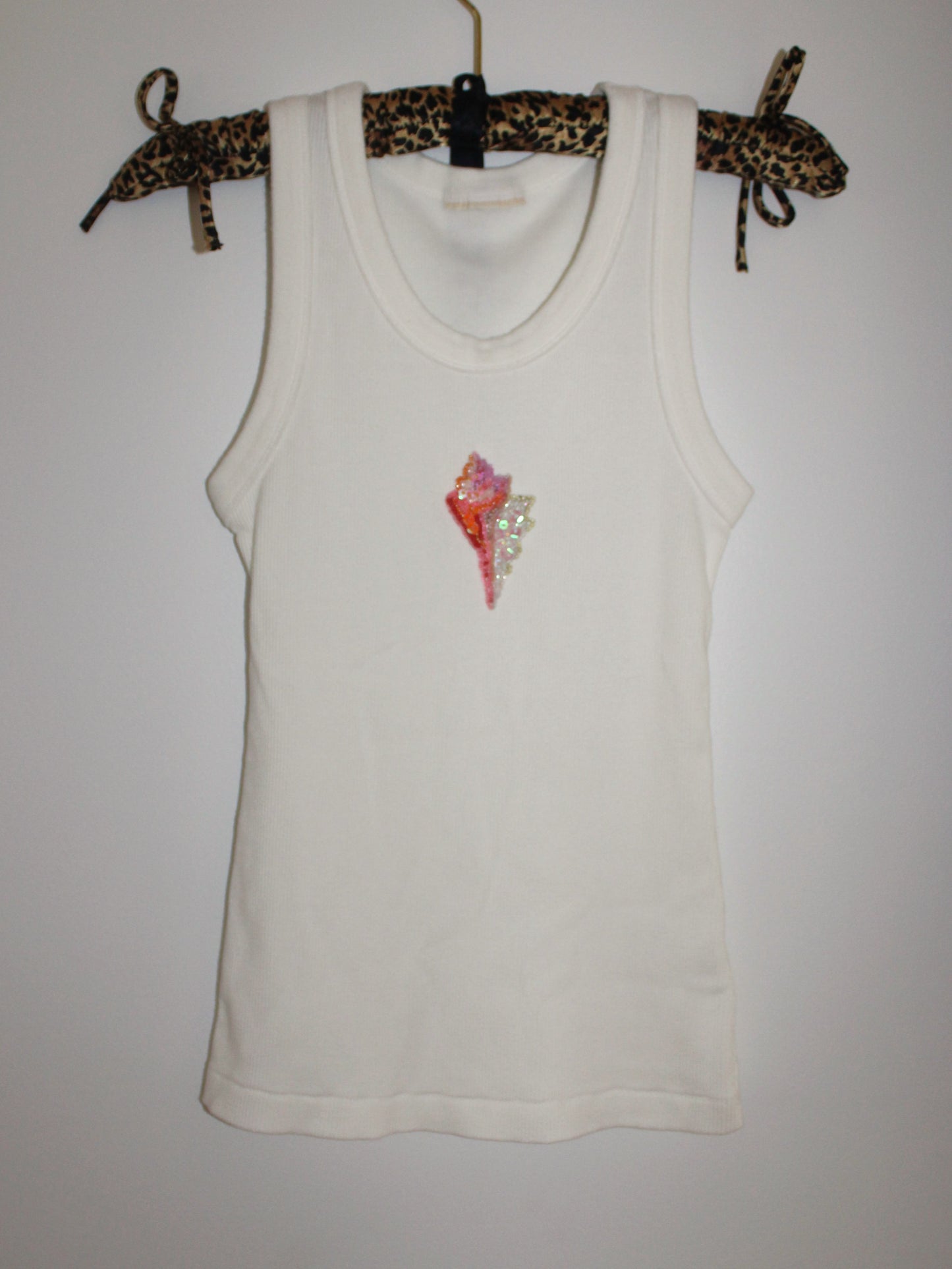 Shell Embroidered Tank