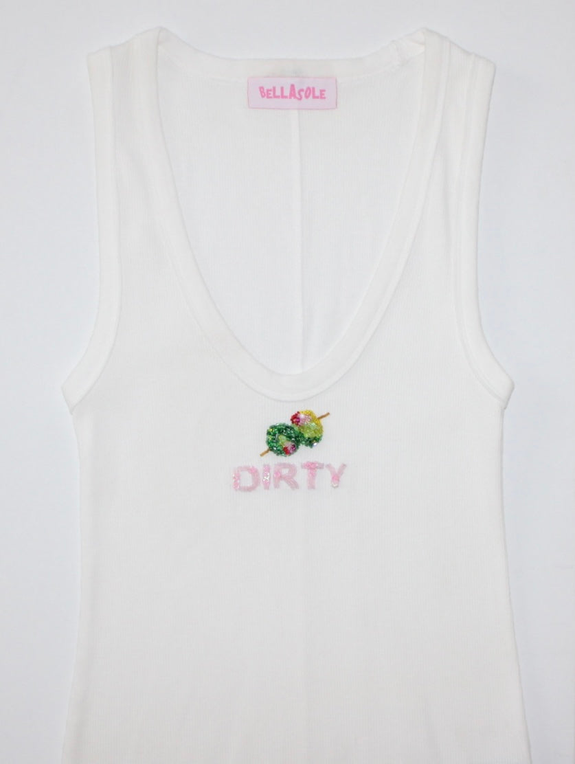 Dirty Girl Embroidered Tank