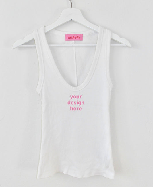 Custom Embroidered Tank