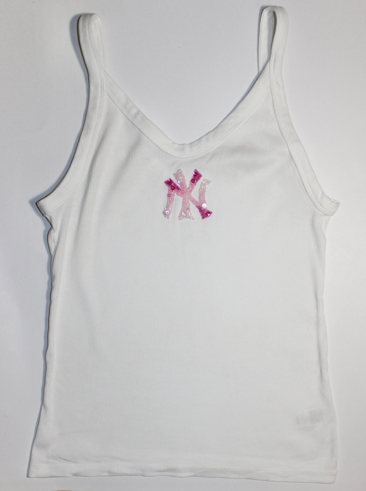 Pink NY Baseball Tank