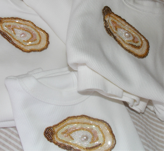 Oyster Embroidered Tank