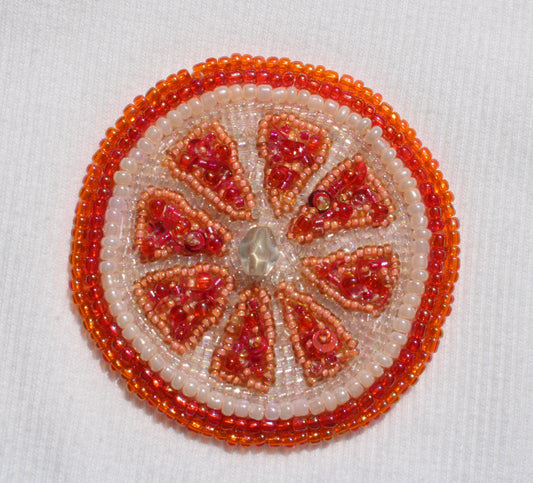 Blood Orange Embroidered Tank