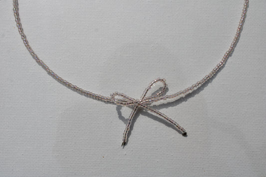 Ballet Slipper Bow Necklace