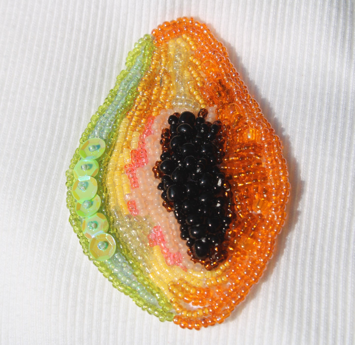 Papaya Embroidered Tank